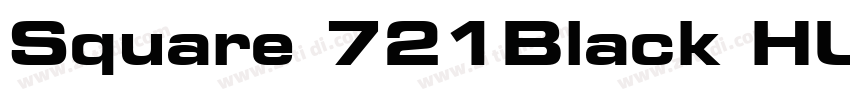 Square 721Black HU I字体转换